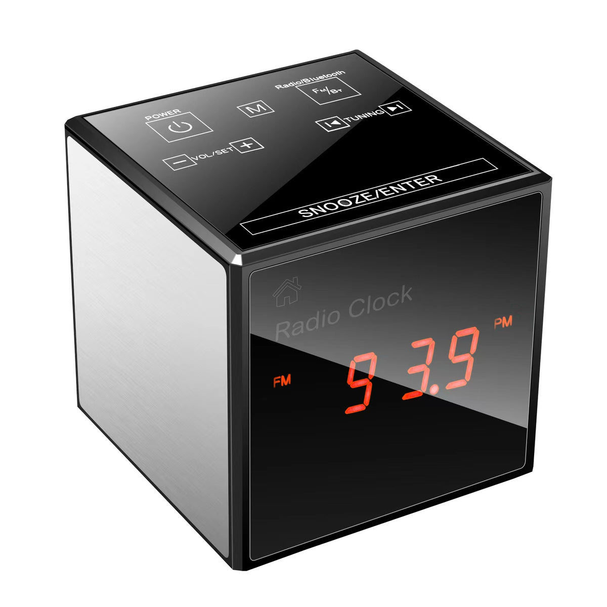Hidden Camera Alarm Clock with Wi-Fi Streaming & Bluetooth Speaker – 1080P HD