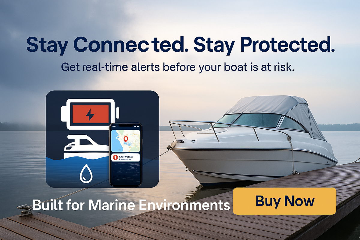 GV57 Waterproof GPS Tracker + Float Switch Bundle – Boat Bilge Alert System with Low Battery Warnings | Marine Flood Monitoring & Real-Time GPS Tracking