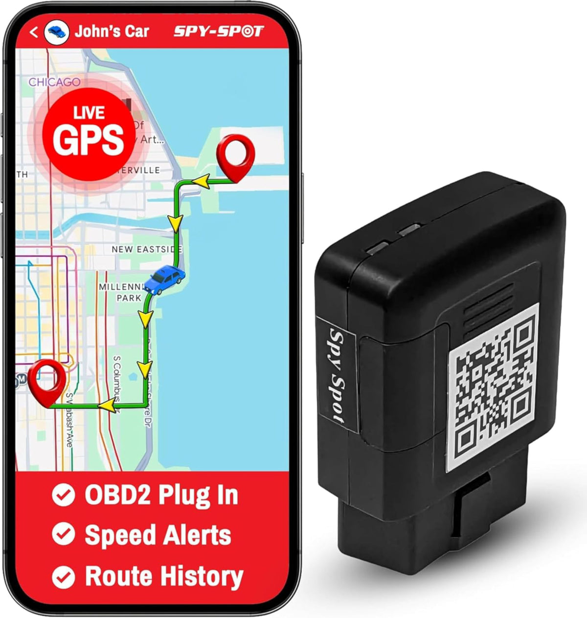 GV500MA OBD2 GPS Tracker for Cars, Trucks & Fleet Vehicles