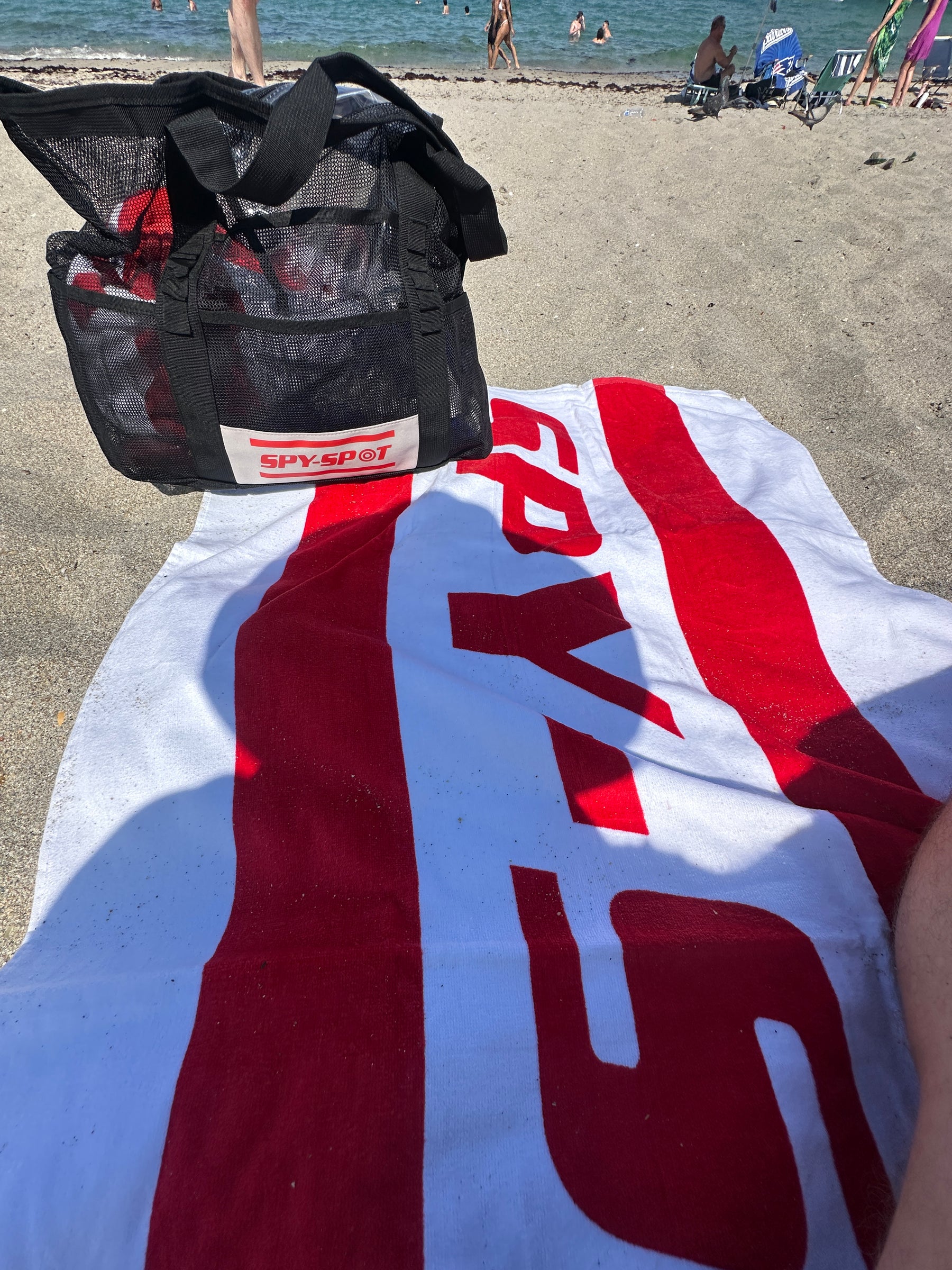 Spy Spot Tote Bag with Towel