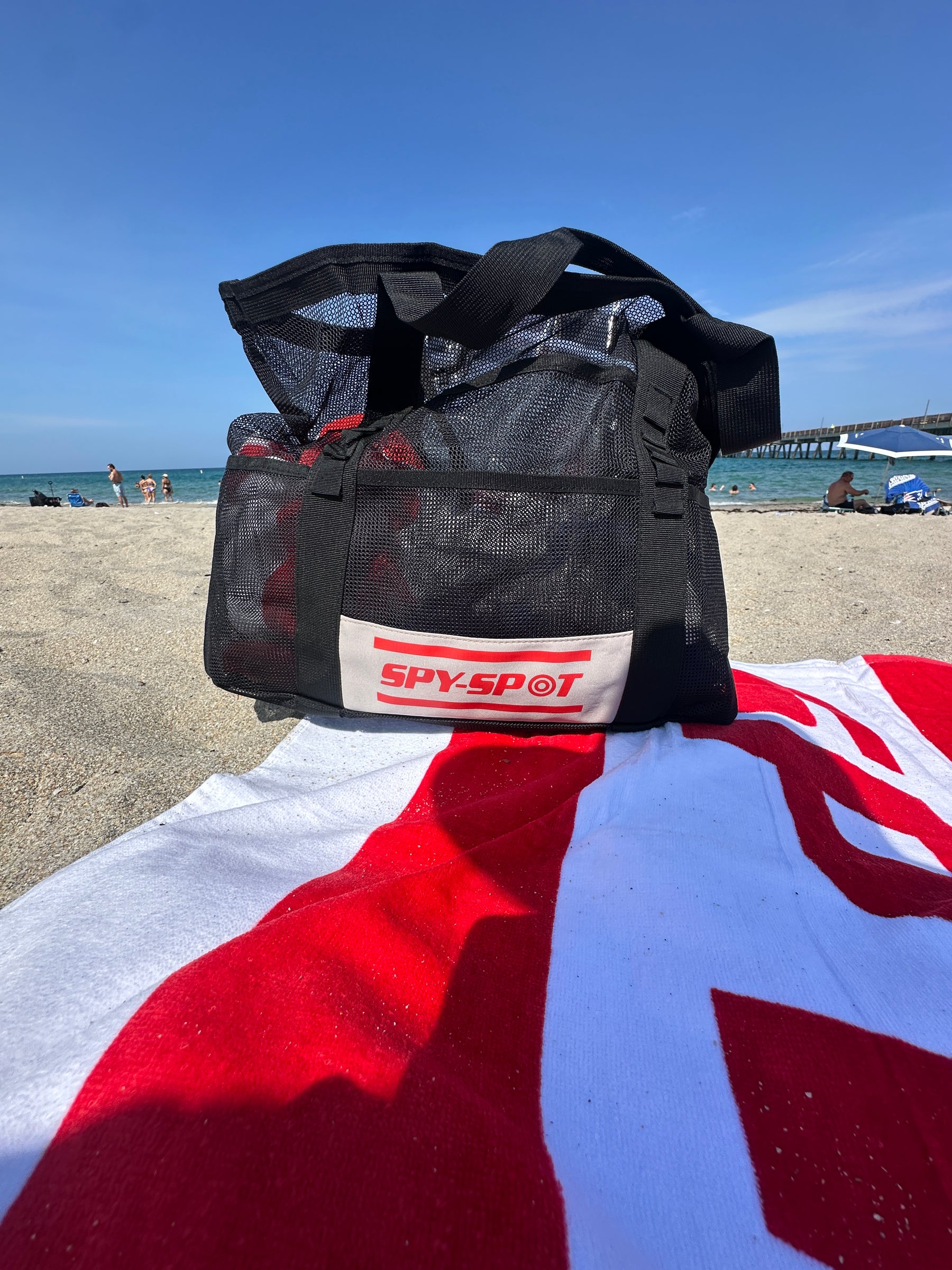 Spy Spot Tote Bag with Towel