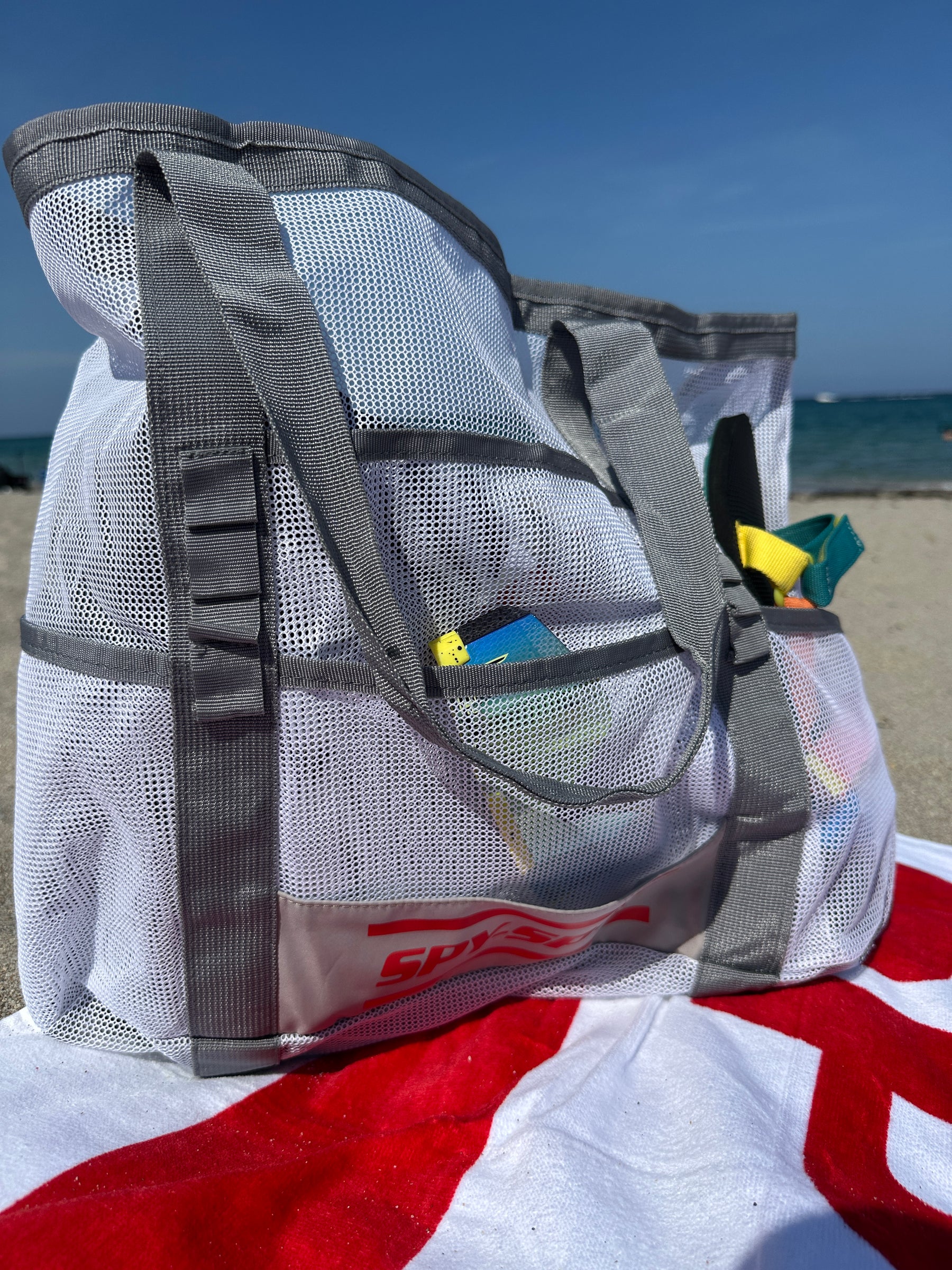 Spy Spot Tote Bag with Towel