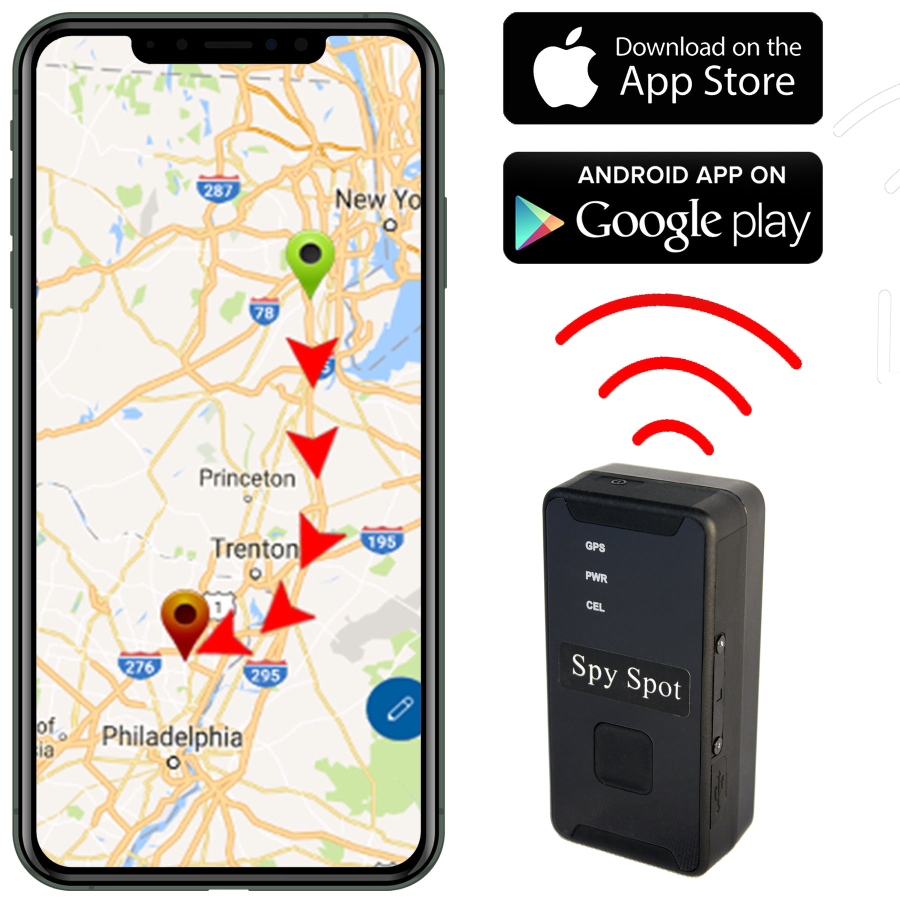 GPS tracker for elderly + Carry Pouch