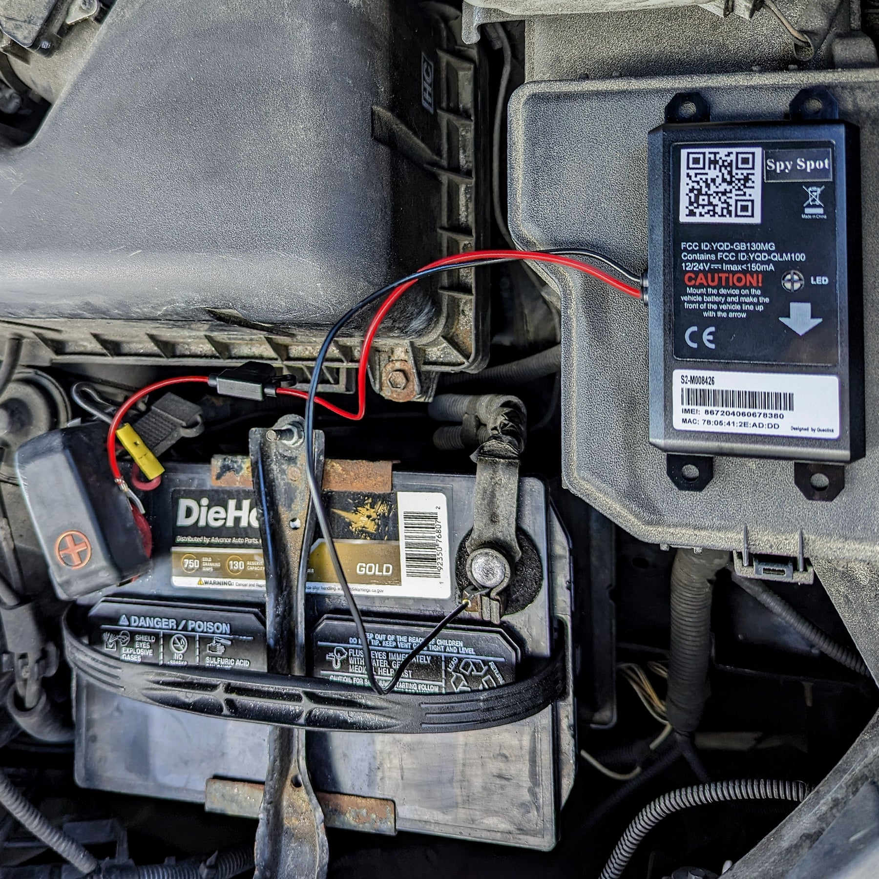Mounted GPS Tracker (GB130): 4G LTE Vehicle Tracker