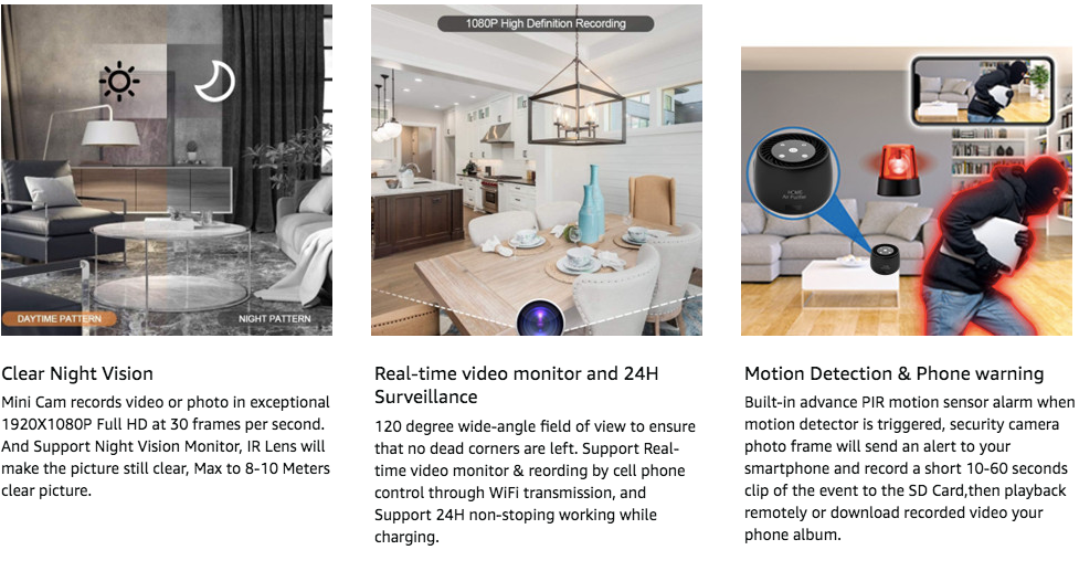 HEPA Air Purifier with Hidden 1080P WiFi Camera — Discreet Home & Office Security