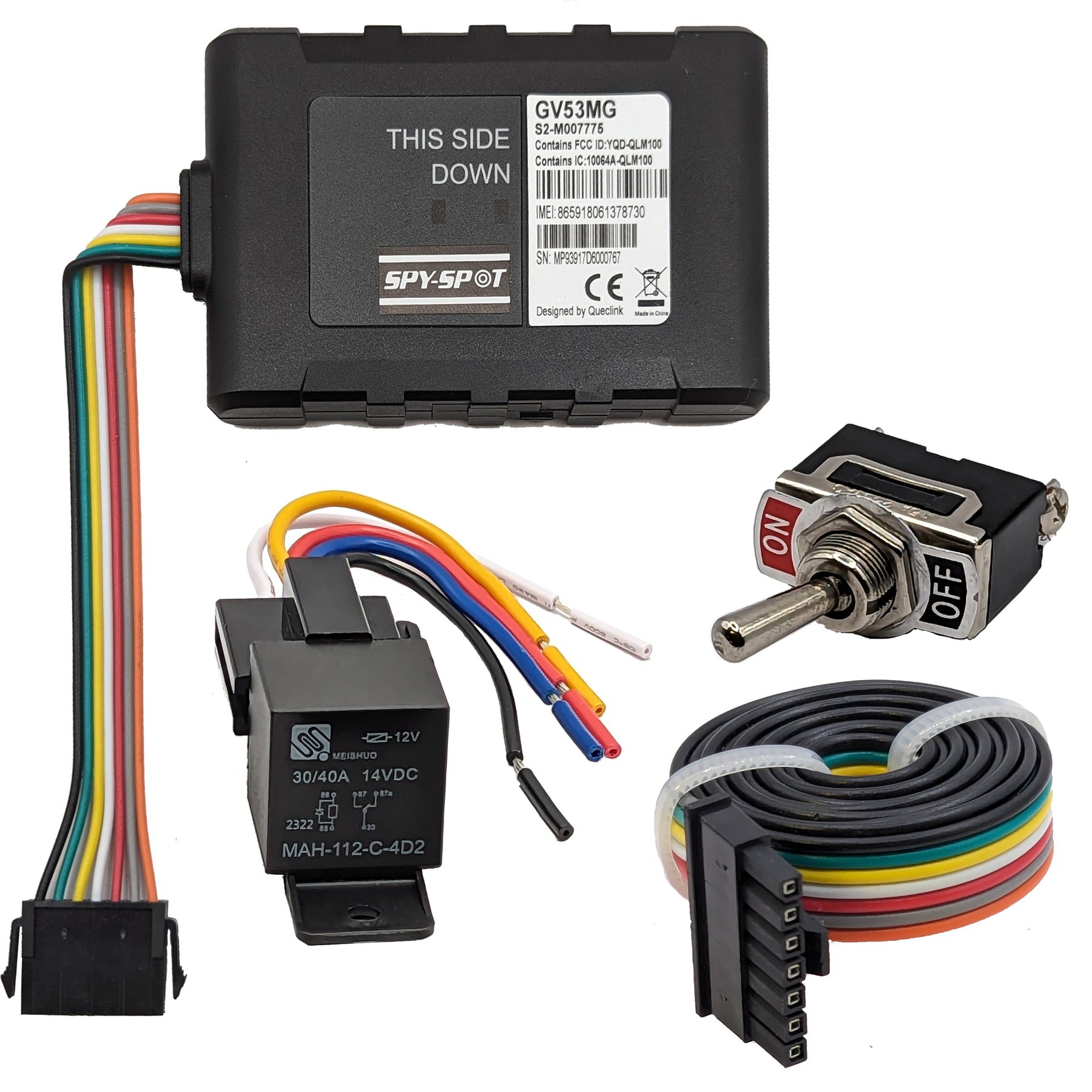 GV53MG HardWired GPS Tracker (4G) with Kill switch (Enable/Disable Ignition)