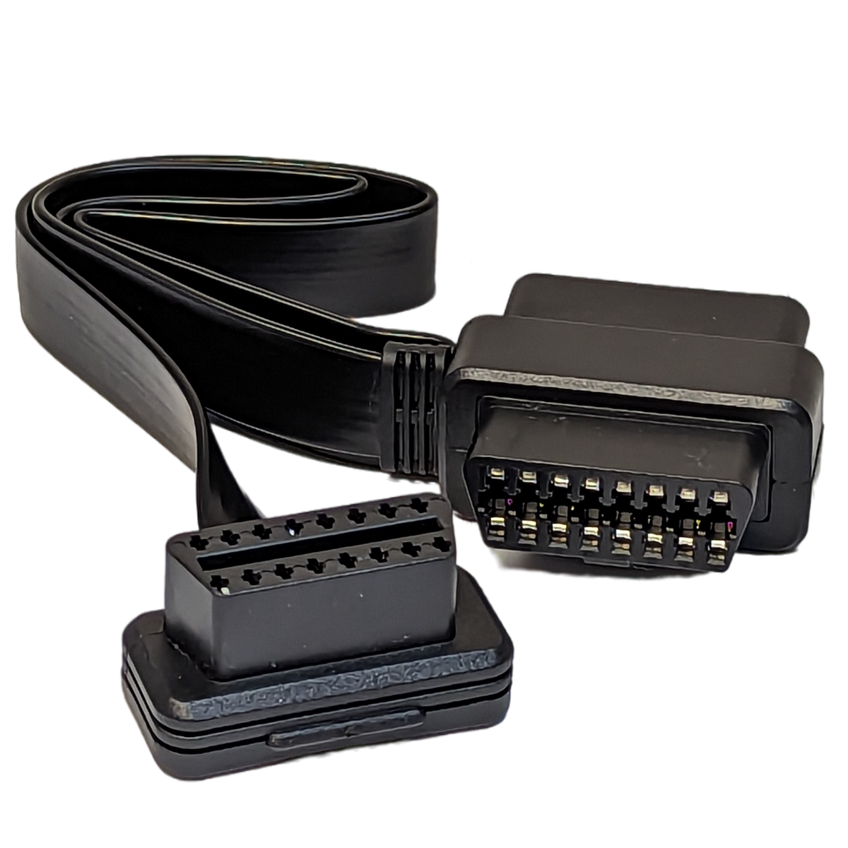 OBD2 GPS Cable Splinter Extension 1x Male and 2X Female Extension Cable Adapter