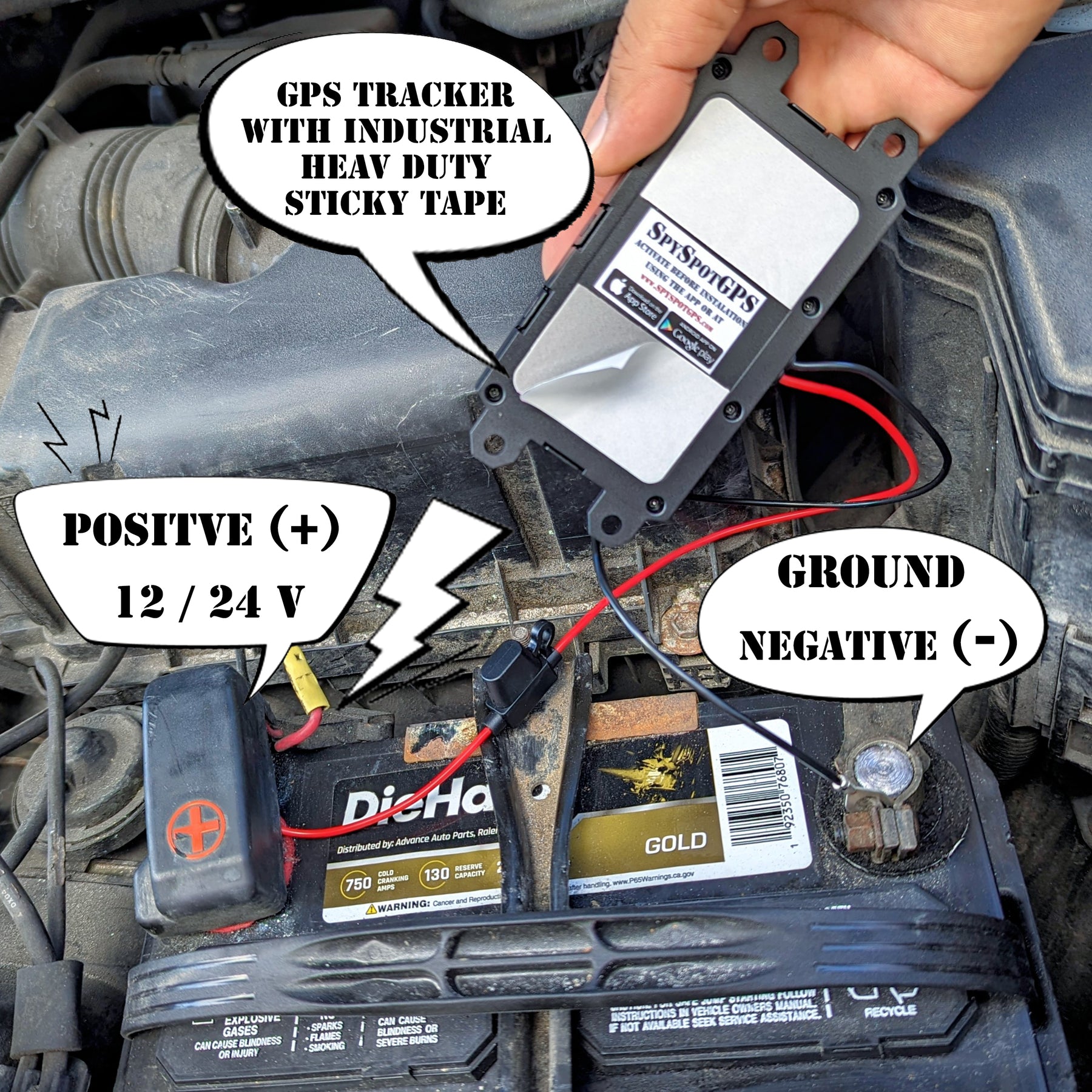 Mounted GPS Tracker (GB130): 4G LTE Vehicle Tracker