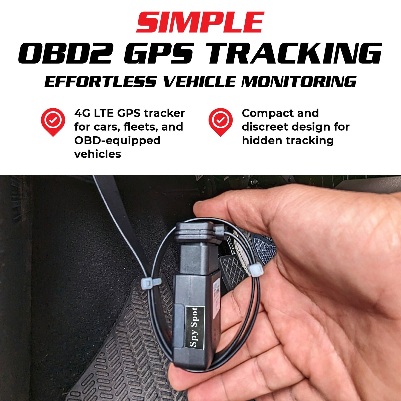 OBD2 GPS Tracker - GV500MA Live Real Time Tracking Device for Vehicles