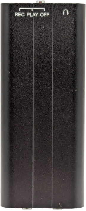 16 GB Compact Audio Recorder with Metal Body, Clip, and Discreet Storage