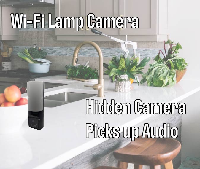 Wall Lamp Security Wi-Fi Camera