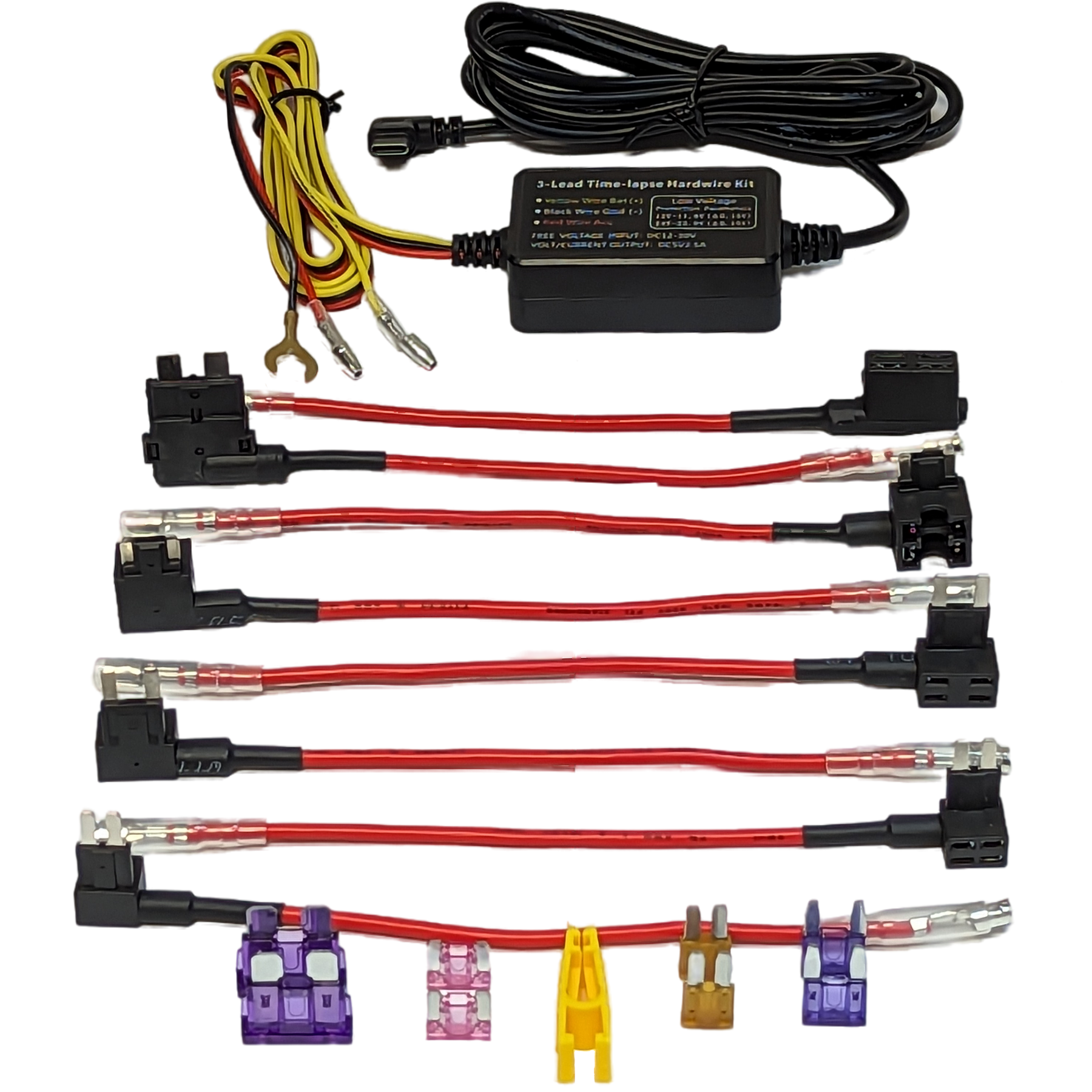 Portable GPS Hard Wire Car Kit Power Supply (USB C / Designed for GL320MG)