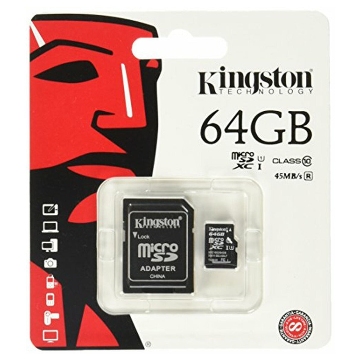 64GB MicroSD Card with SD Adapter - GPS & Mobile