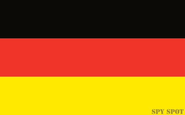 Spy Spot Set of 4 German Flag 4" x 2.5" Decals Weatherproof Stickers