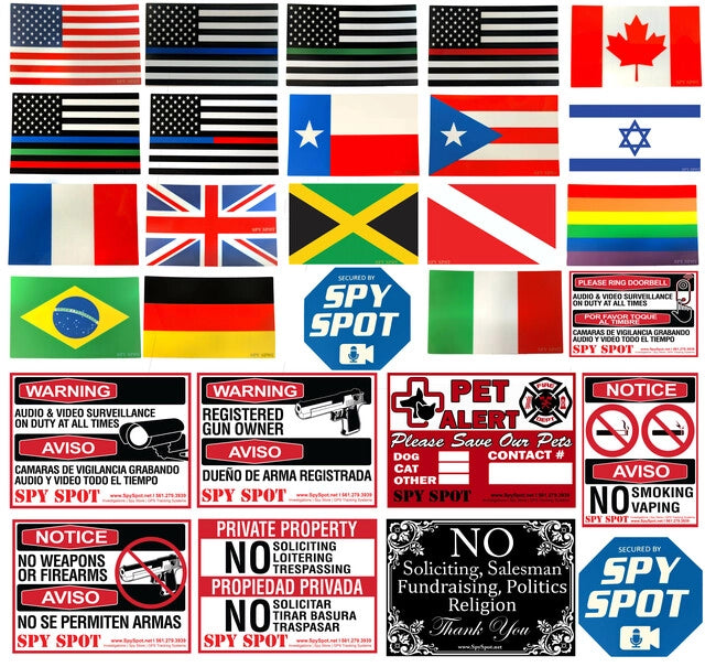Spy Spot Thin Green Line in Support of US Army Sticker Decal 4" x 2.5" Set of 4