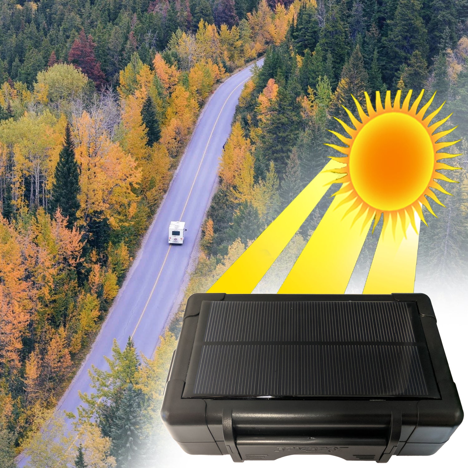 Brand NEW Solar Powered Case for GL300MA LTE GPS Tracker