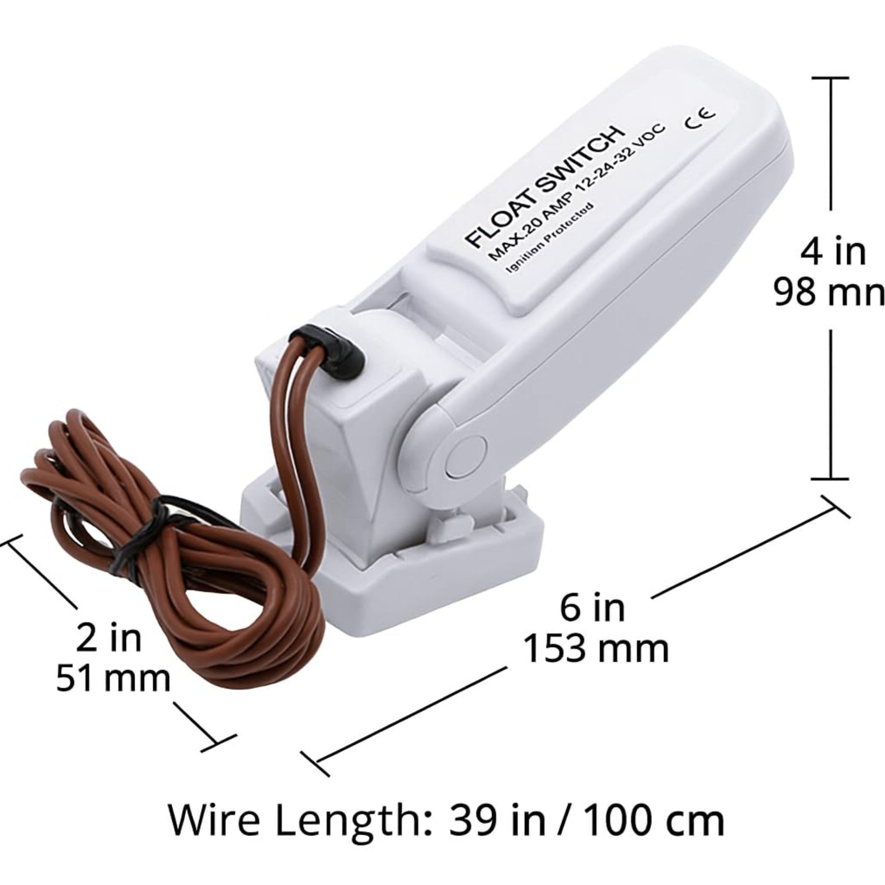 Automatic Float Switch with Buzzer Alarm for Bilge Pump