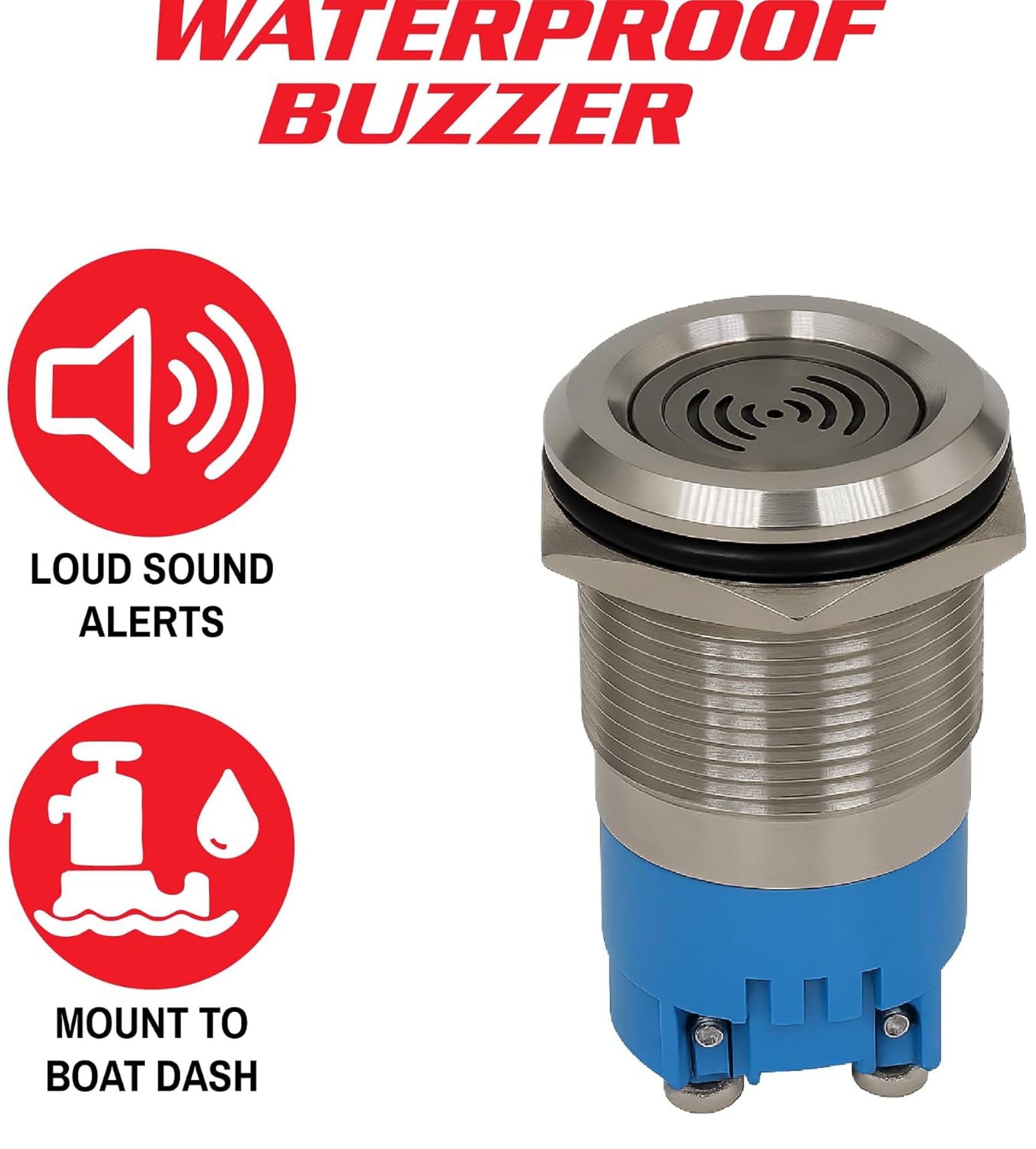 Automatic Float Switch with Buzzer Alarm for Bilge Pump