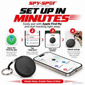 C Tag Bluetooth Tracker - Apple Find My, IP67, Key Finder