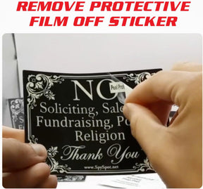 Do Not Flush Sign Stickers - 4"x3" Bathroom Decals - Pack of 2