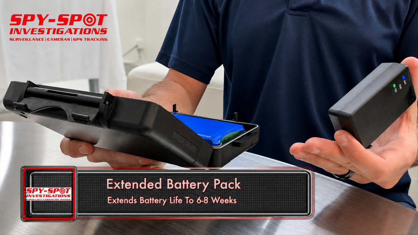 Extended Slim Battery for GL320MG GPS Trackers, 24000mAh