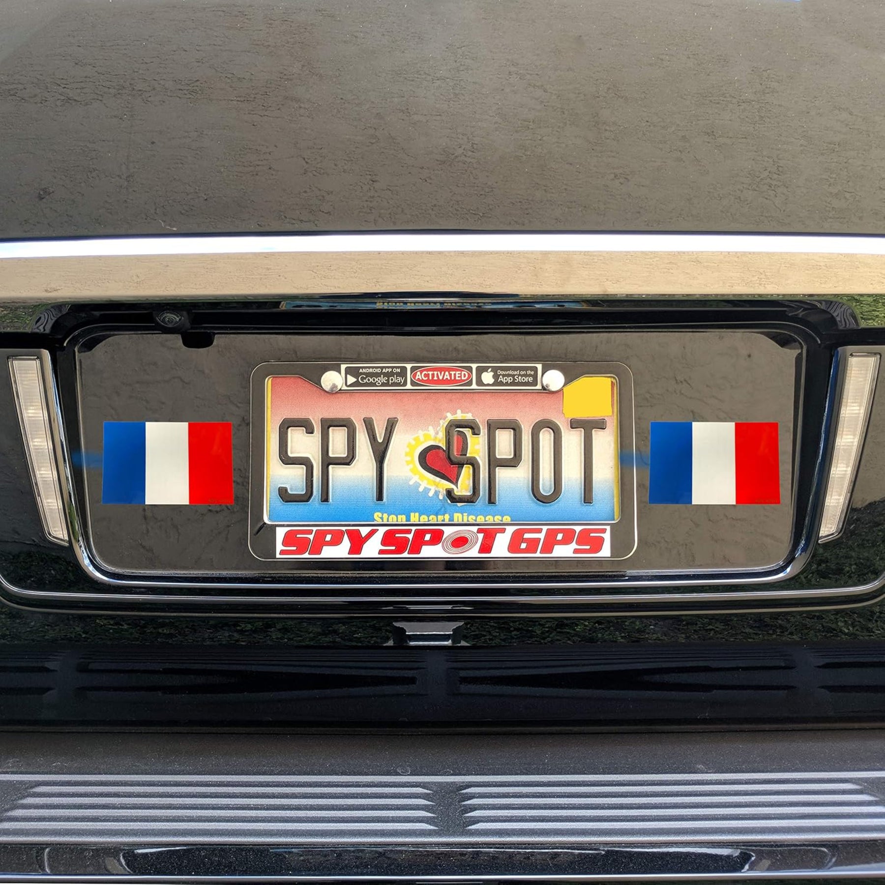 France Flag Stickers 4" x 2.5" Vinyl Decals, Pack of 4