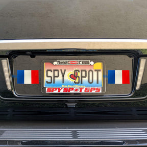 France Flag Stickers 4" x 2.5" Vinyl Decals, Pack of 4
