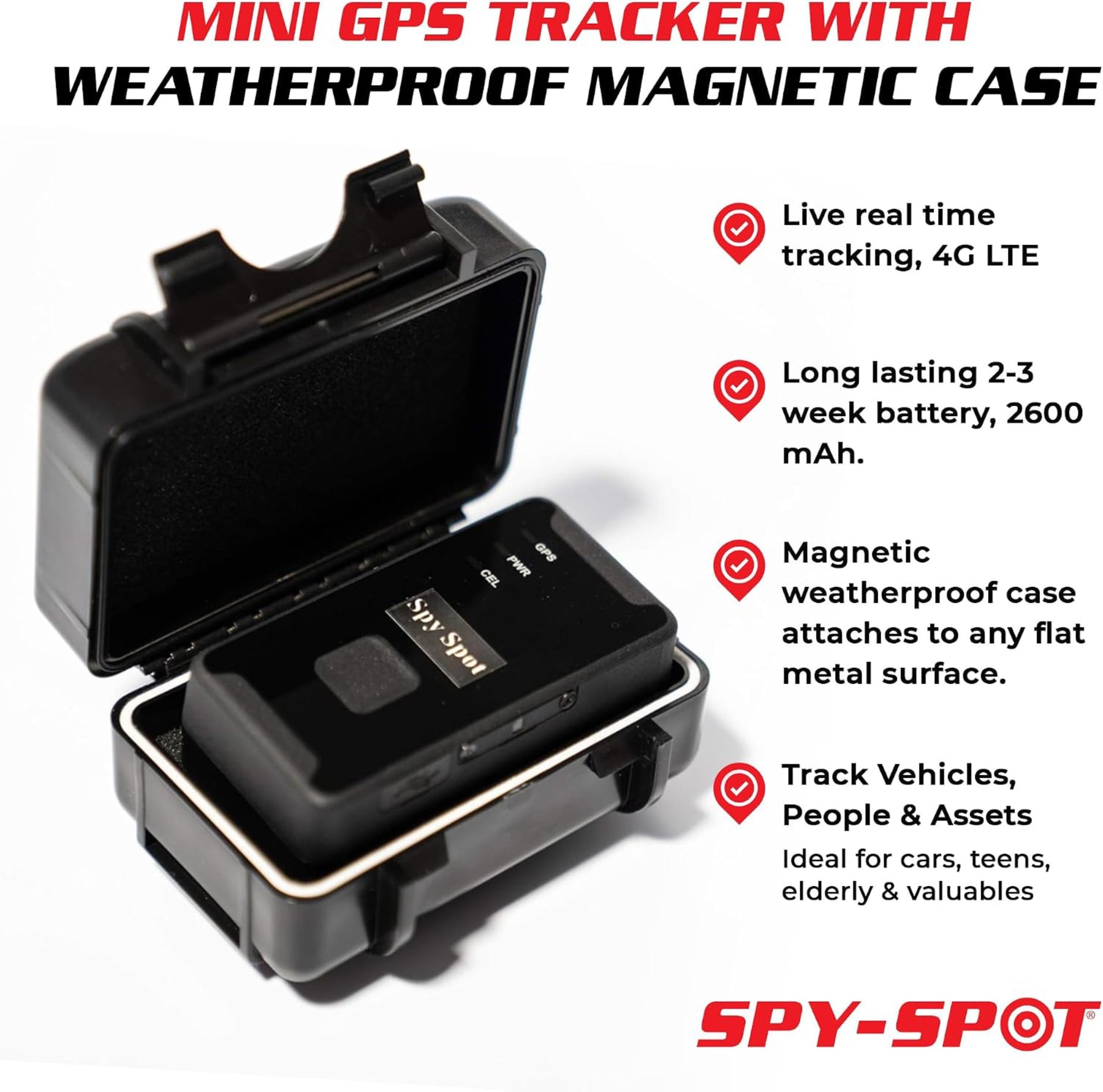 GL320MG 4G LTE Mini GPS Tracker with Magnetic Waterproof Case