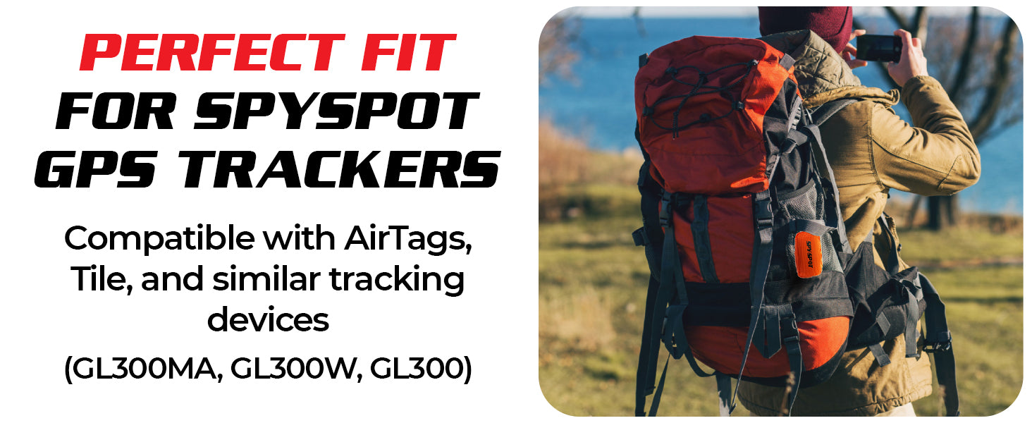 GPS Tracker Pouch - Compatible with GL320MG, AirTag & Tile - Available in 3 Colors