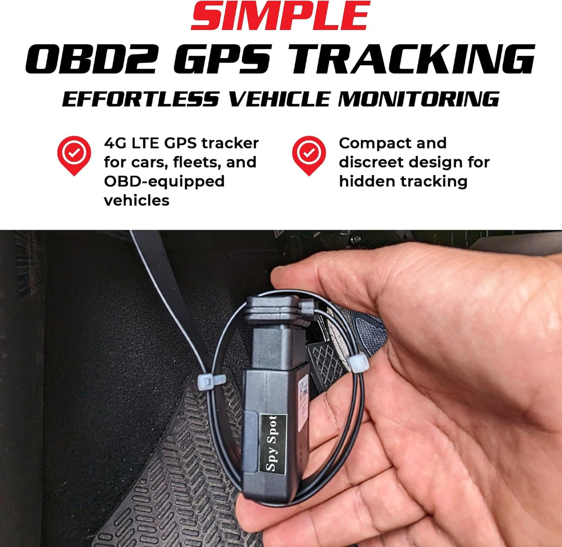 GV500MA OBD2 GPS Tracker for Cars, Trucks & Fleet Vehicles