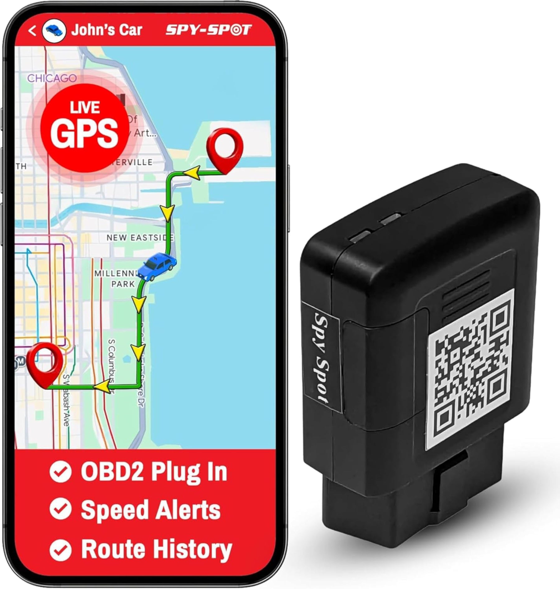 GV500MA OBD2 GPS Tracker for Cars, Trucks & Fleet Vehicles