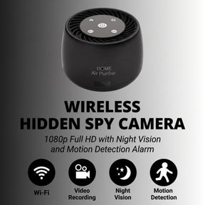 WiFi Hidden Camera Air Purifier - 1080P, Night Vision