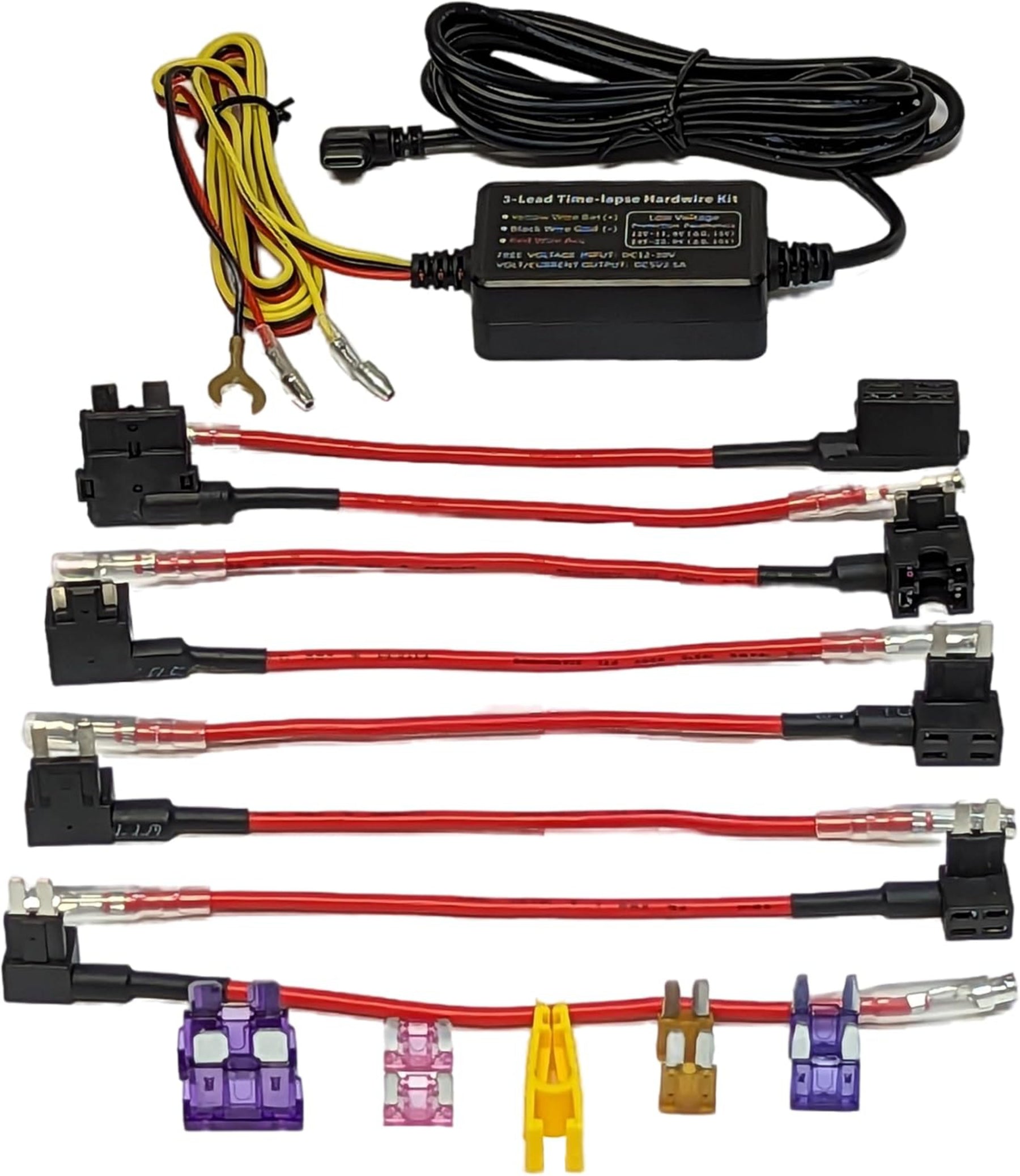Hard Wire Car Kit USB-C for Micro GPS Tracker GL320MG