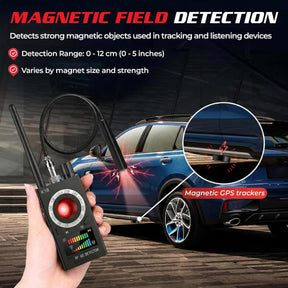 Hidden Camera Detector, RF Bug Detector, Spy Devices Finder, Black