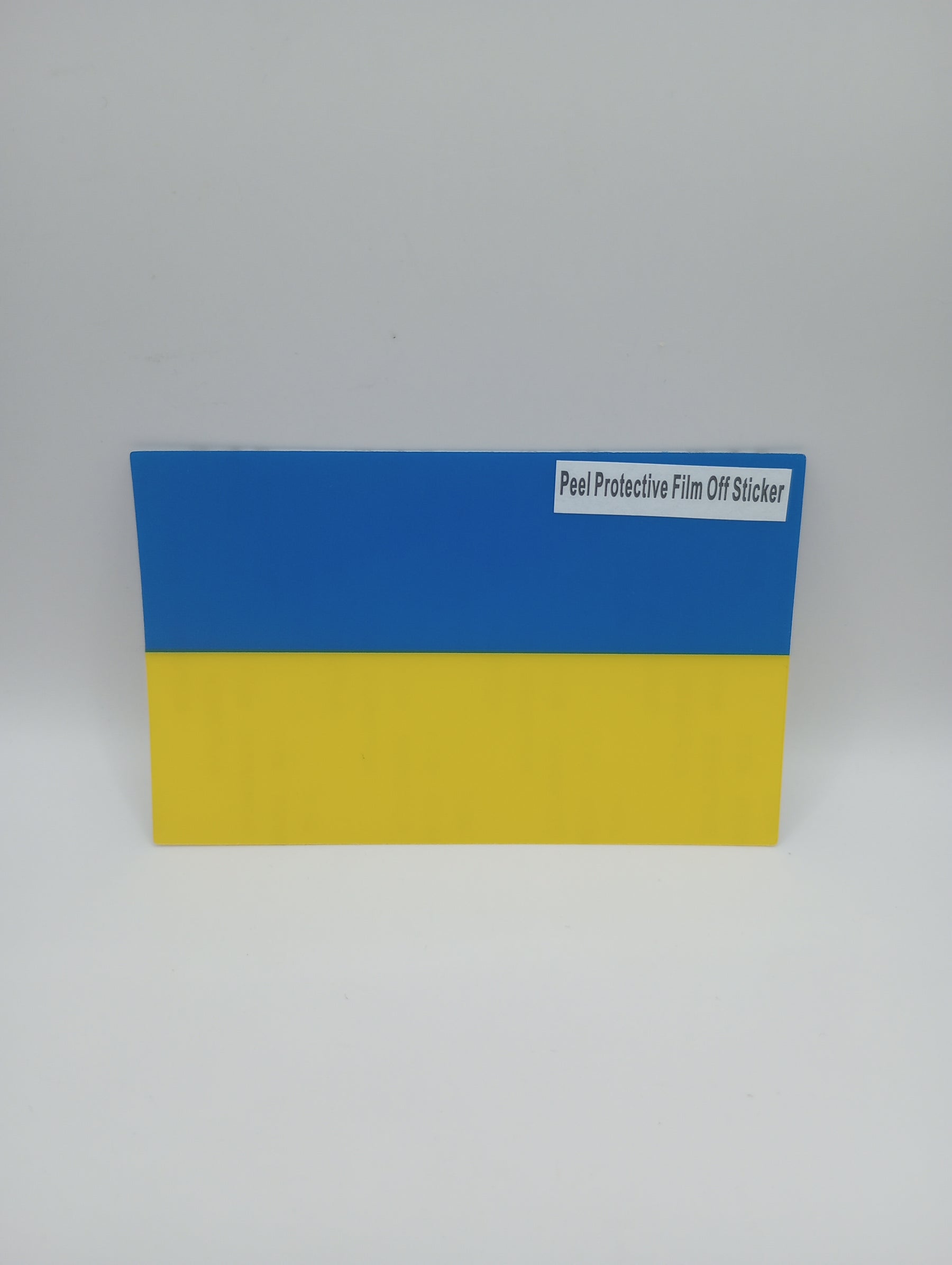 Spy Spot Ukraine Flag Set of 4 Vinyl Decal 4" x 2.5" Weatherproof Stickers