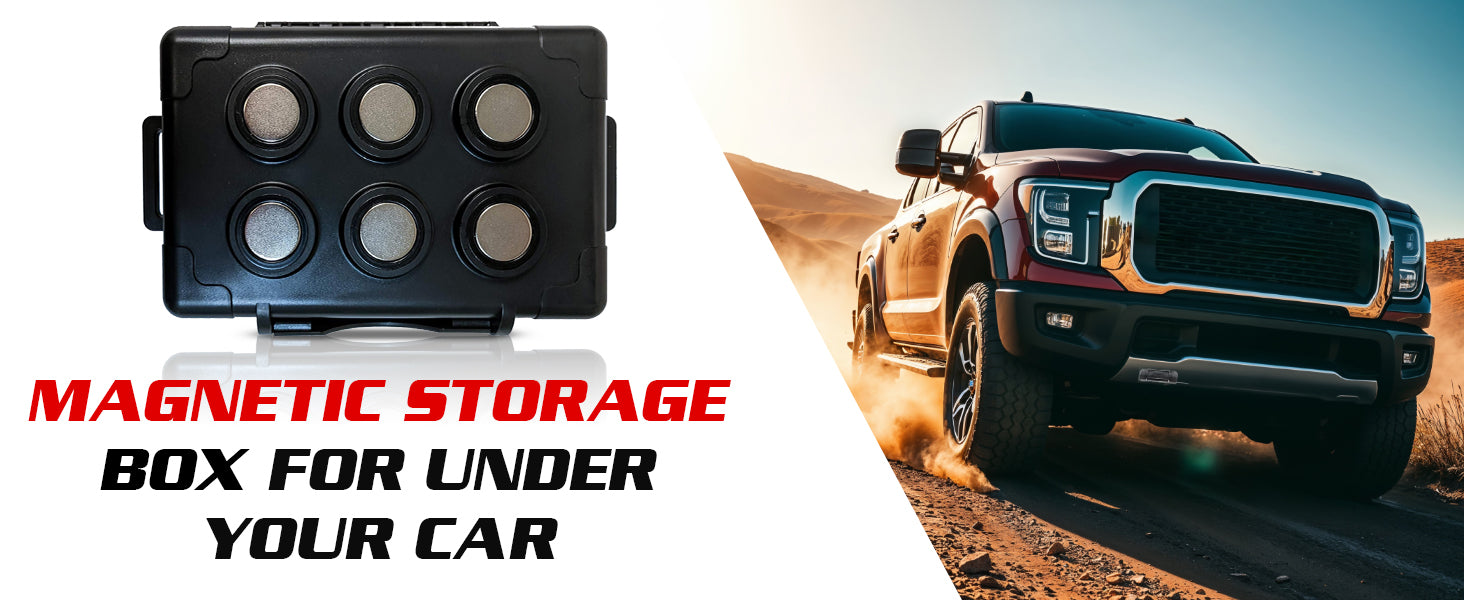 Large Magnetic GPS Tracker Case - Weatherproof Mount Box