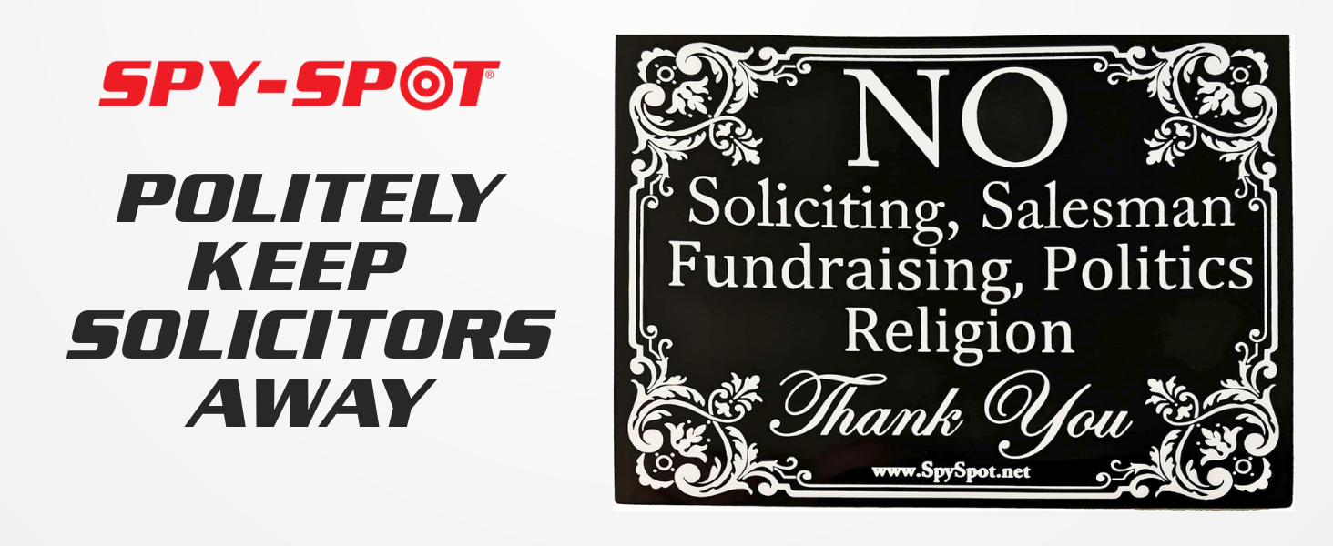 No Soliciting Stickers - Premium Full Image - 1