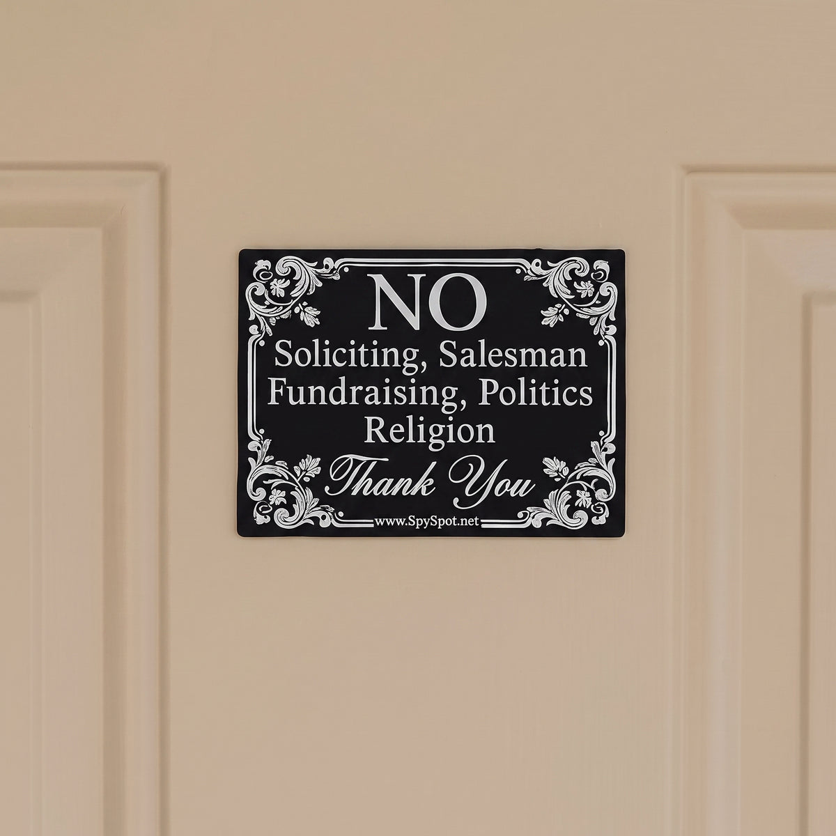 No Soliciting Stickers - Premium Medium Image - 2
