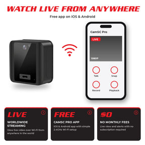 Outdoor WiFi Security Camera 1080P - Night Vision, Two-Way Audio