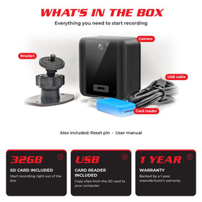 Outdoor WiFi Security Camera 1080P - Night Vision, Two-Way Audio
