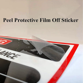 Peel Protective Film Off Sticker