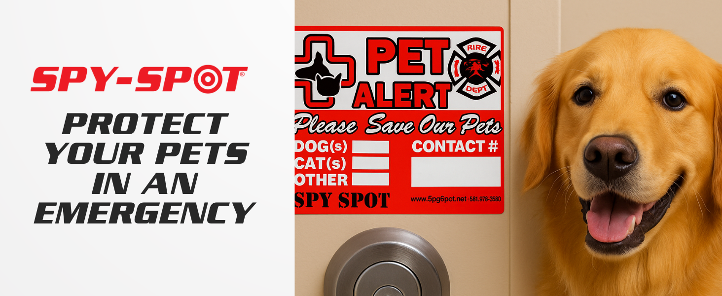 Pet Alert Stickers - Premium Full Image - 1