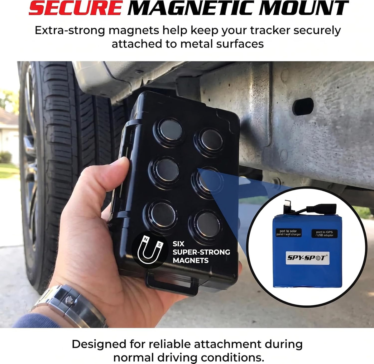 Portable GPS Tracking Kit - GL320MG 4G LTE GPS Tracker with Magnetic Case & Extended Battery