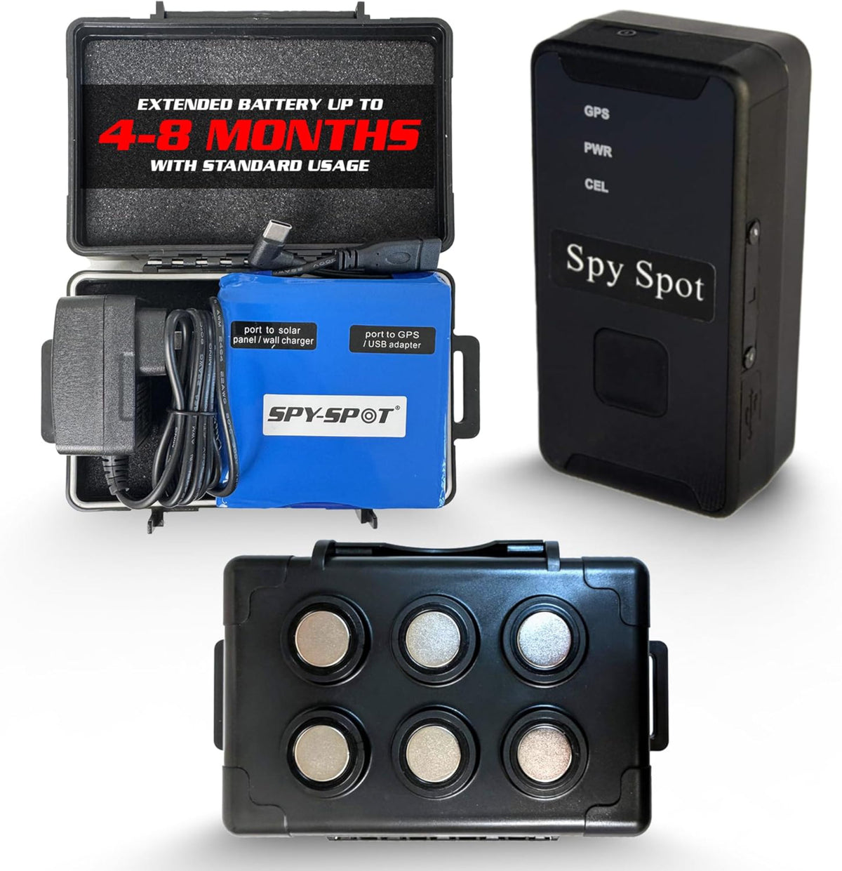 Portable GPS Tracking Kit - GL320MG 4G LTE GPS Tracker with Magnetic Case & Extended Battery