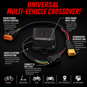 XT60 E-Bike Charging Adapter 12-108V Input USB-A Output 5V/2.4A