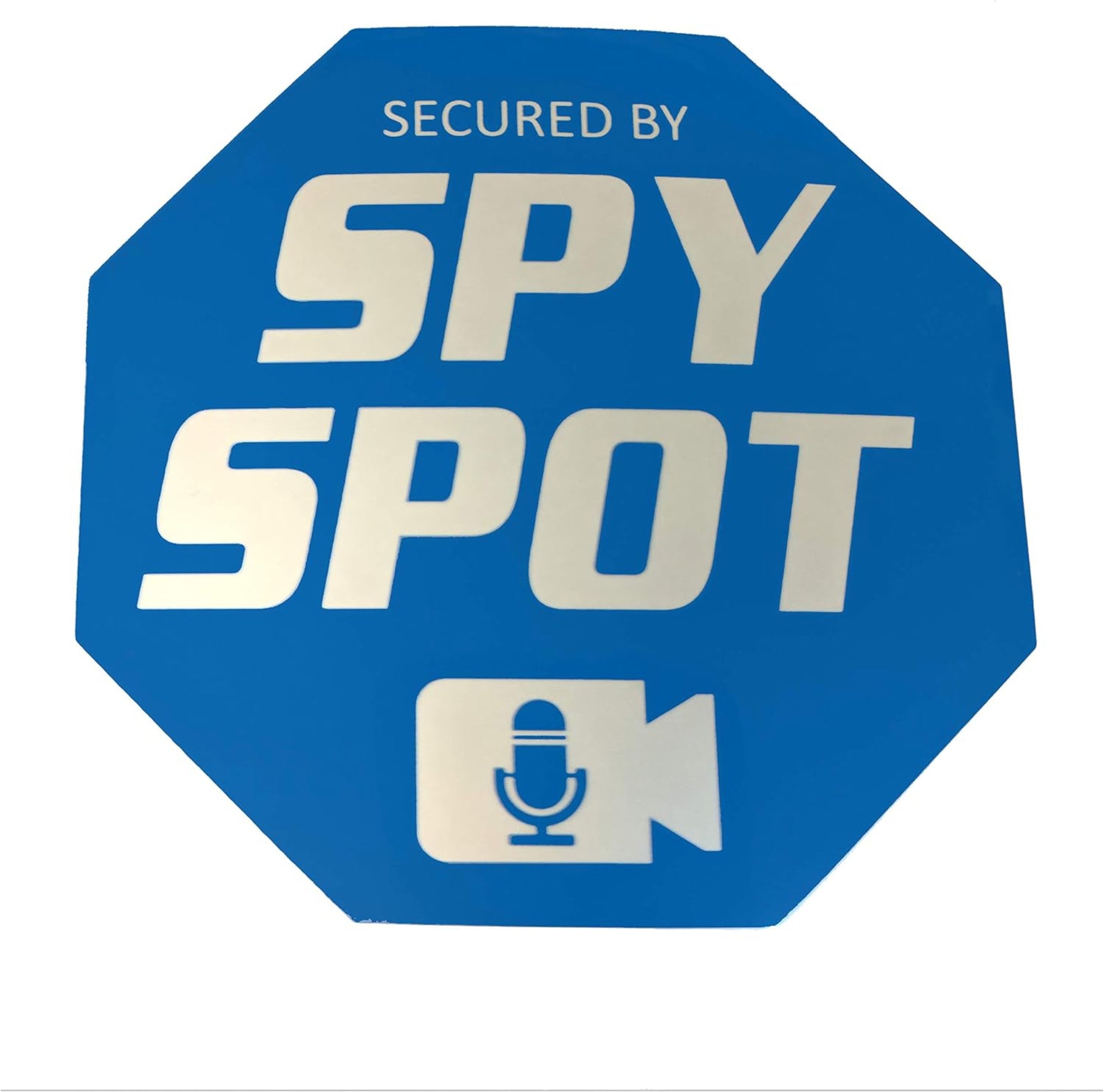 Security Window Stickers, 3" x 3" Static Cling Decals, Pack of 6