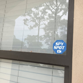 Security Window Stickers, 3" x 3" Static Cling Decals, Pack of 6