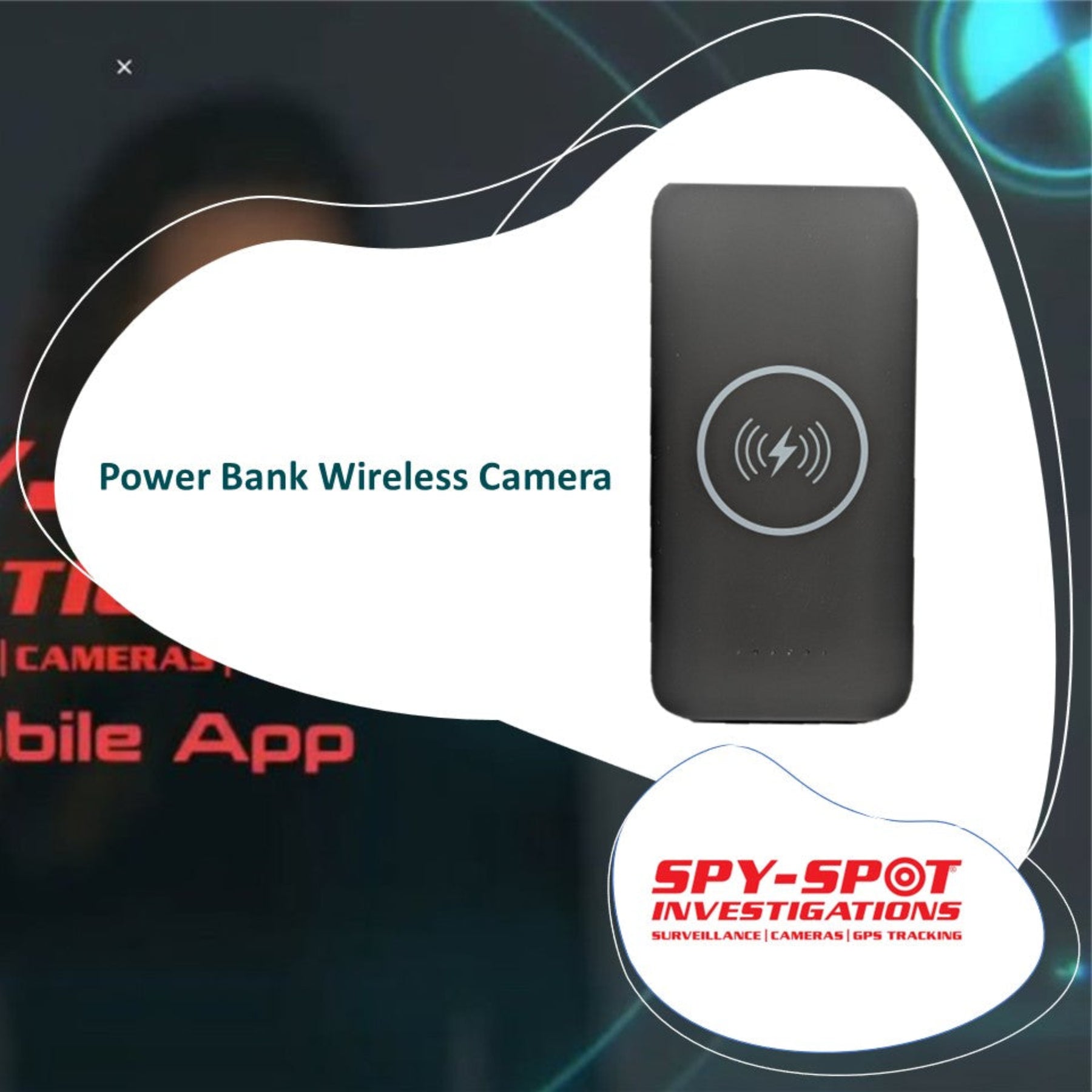 Hidden Camera Power Bank - 1080P, Night Vision, 10000mAh