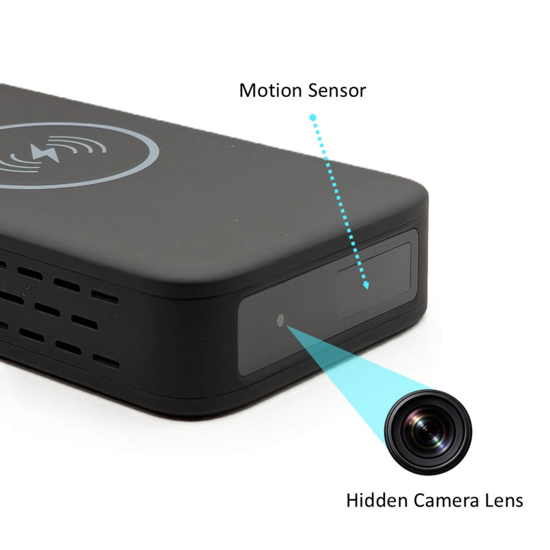 Hidden Camera Power Bank - 1080P, Night Vision, 10000mAh