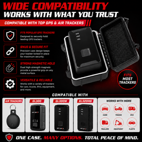 Small Magnetic GPS Tracker Case - Weatherproof Mount Box